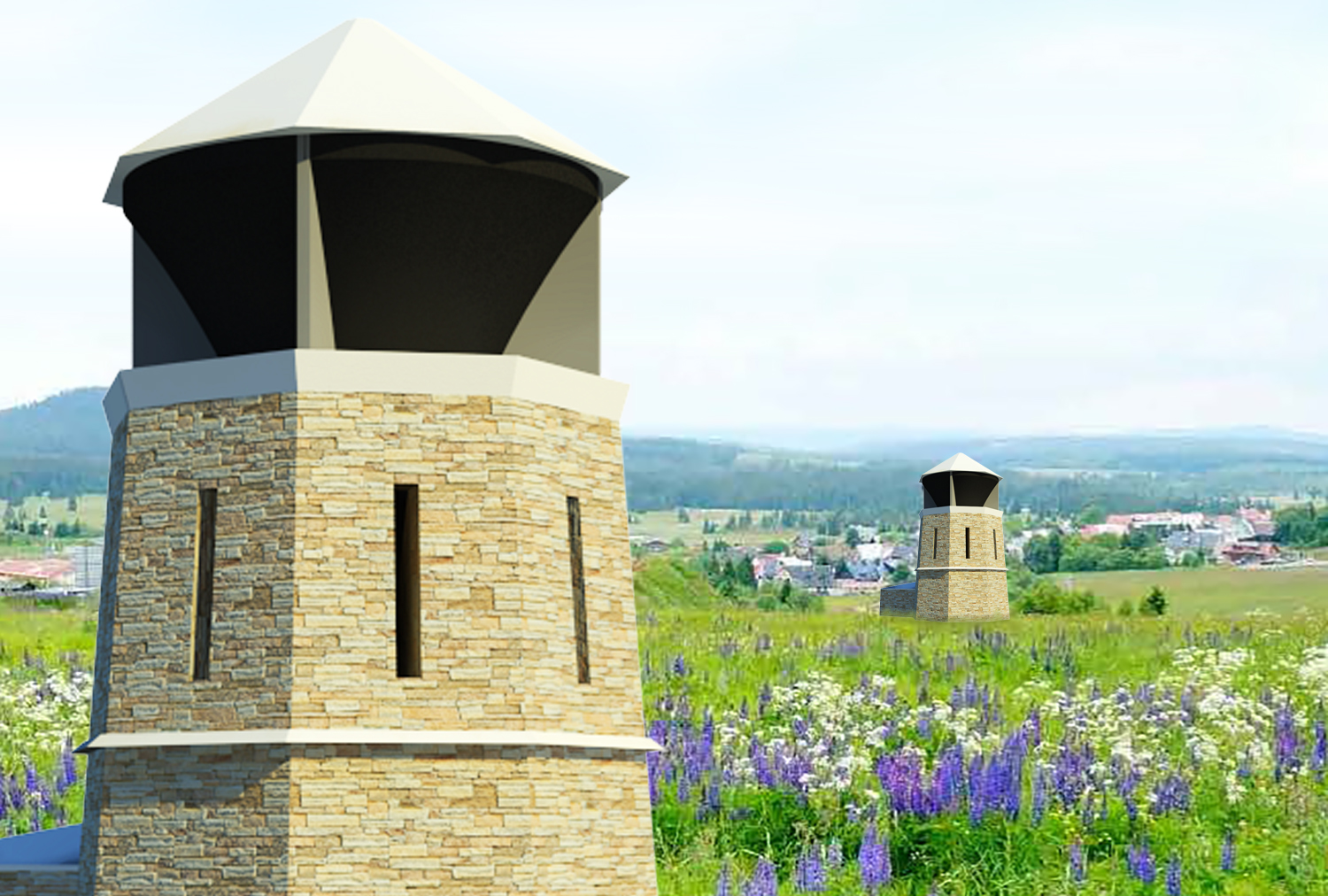 Ducted turbine design concept for a rural community (by Vendula Andrs)