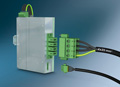 PCB terminal blocks for touch-proof power connections