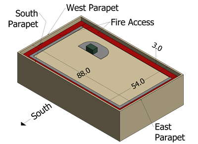 Consider combining online mapping and measuring tools with a spreadsheet to determine roof capacity for a solar PV system