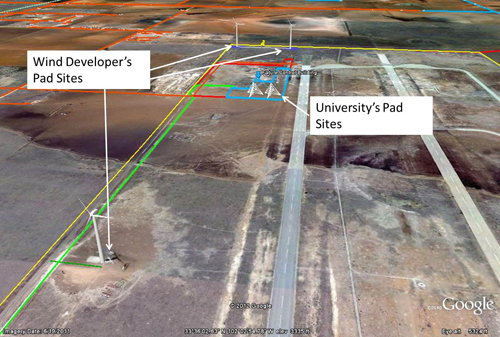 Figure D. Location of wind turbine pad site