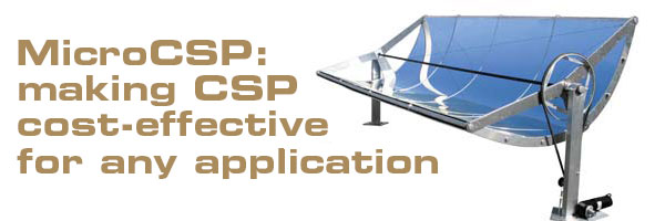 MicroCSP: making CSP cost-effective for any application