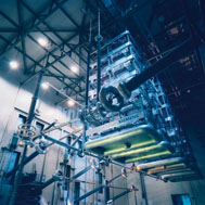 A look inside a converter station valve hall (Image courtesy of Siemens)