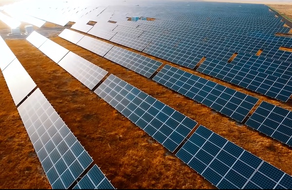 diagonal solar panels