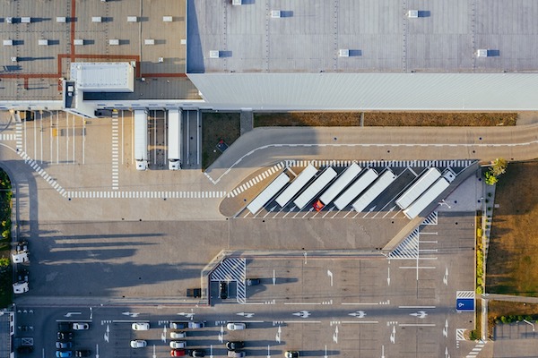 aerial shot building