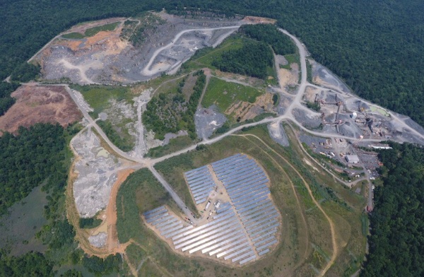 Solar Project on Landfill Site - reusing land