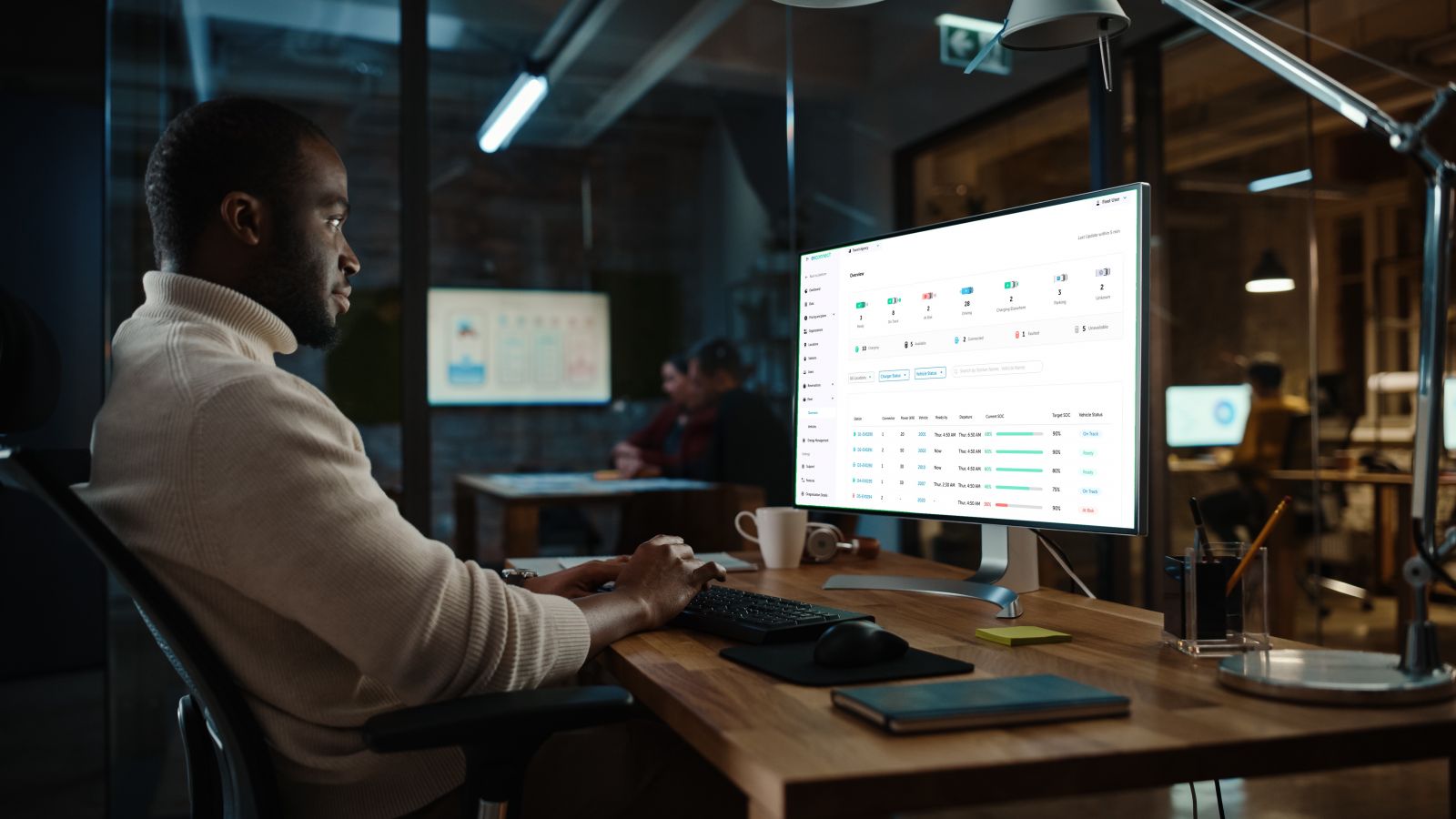 guy in front of computer screen