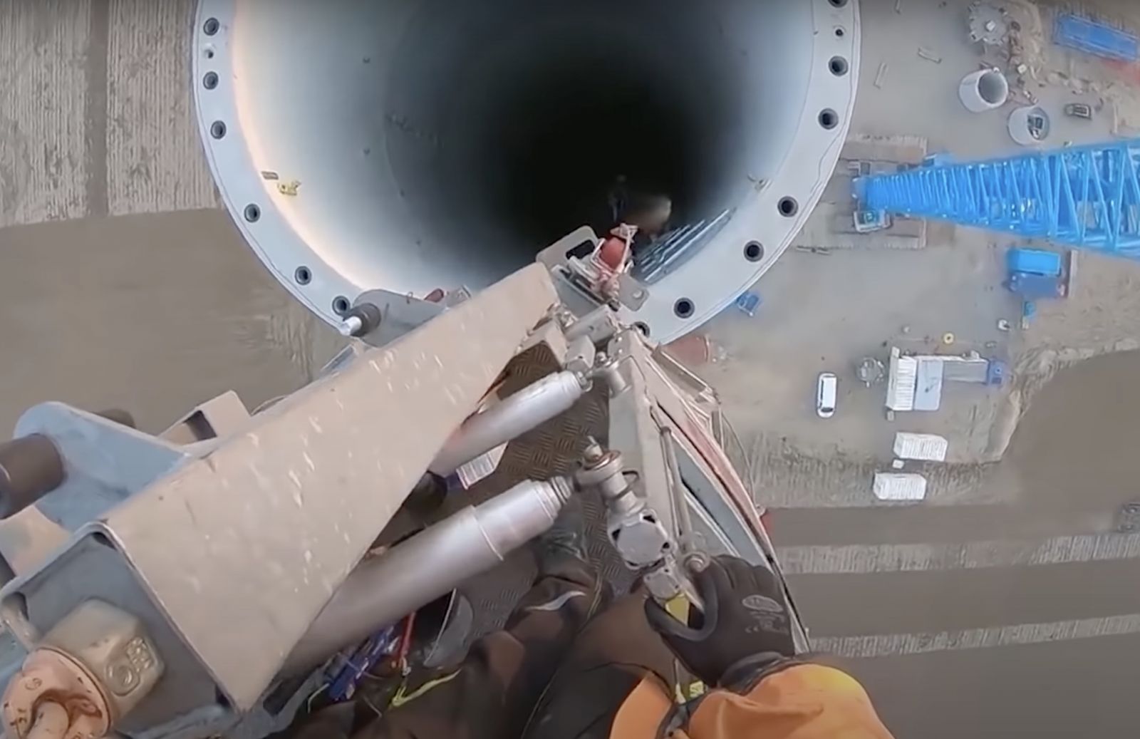 aerial shot of Turbine