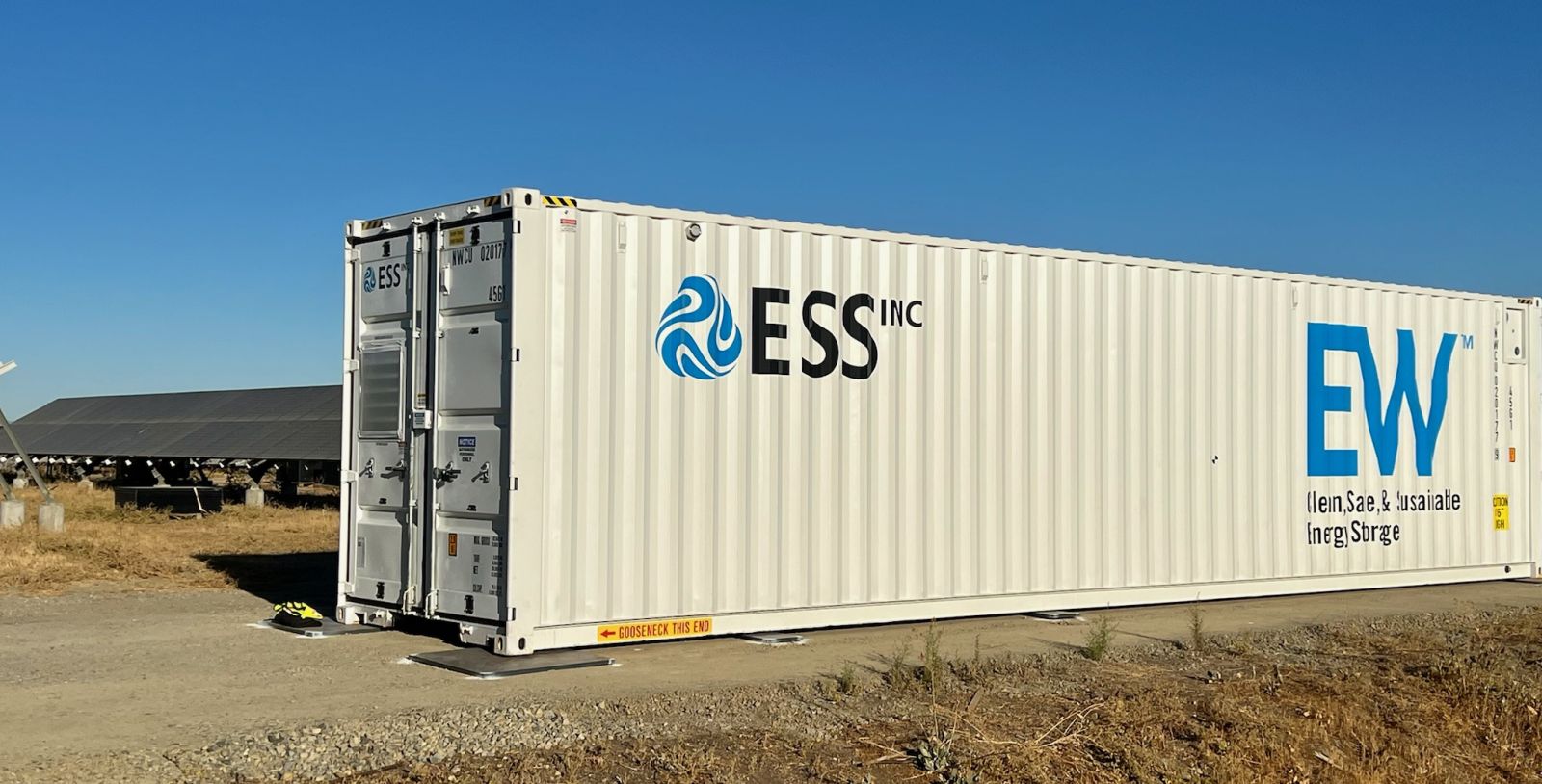 ESS branded battery housing