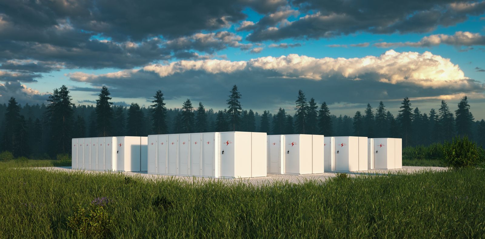 storage containers blue clouds