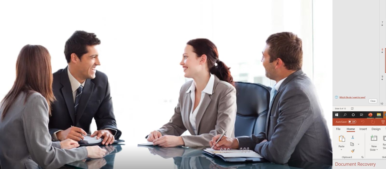 people in a meeting