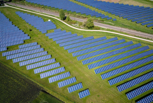 bright blue solar