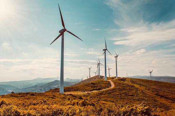 wind on mountain