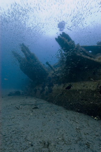 sunken ship
