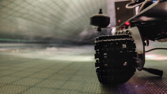 close up of robot