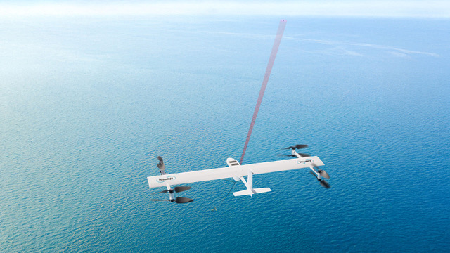 pale ocean drone