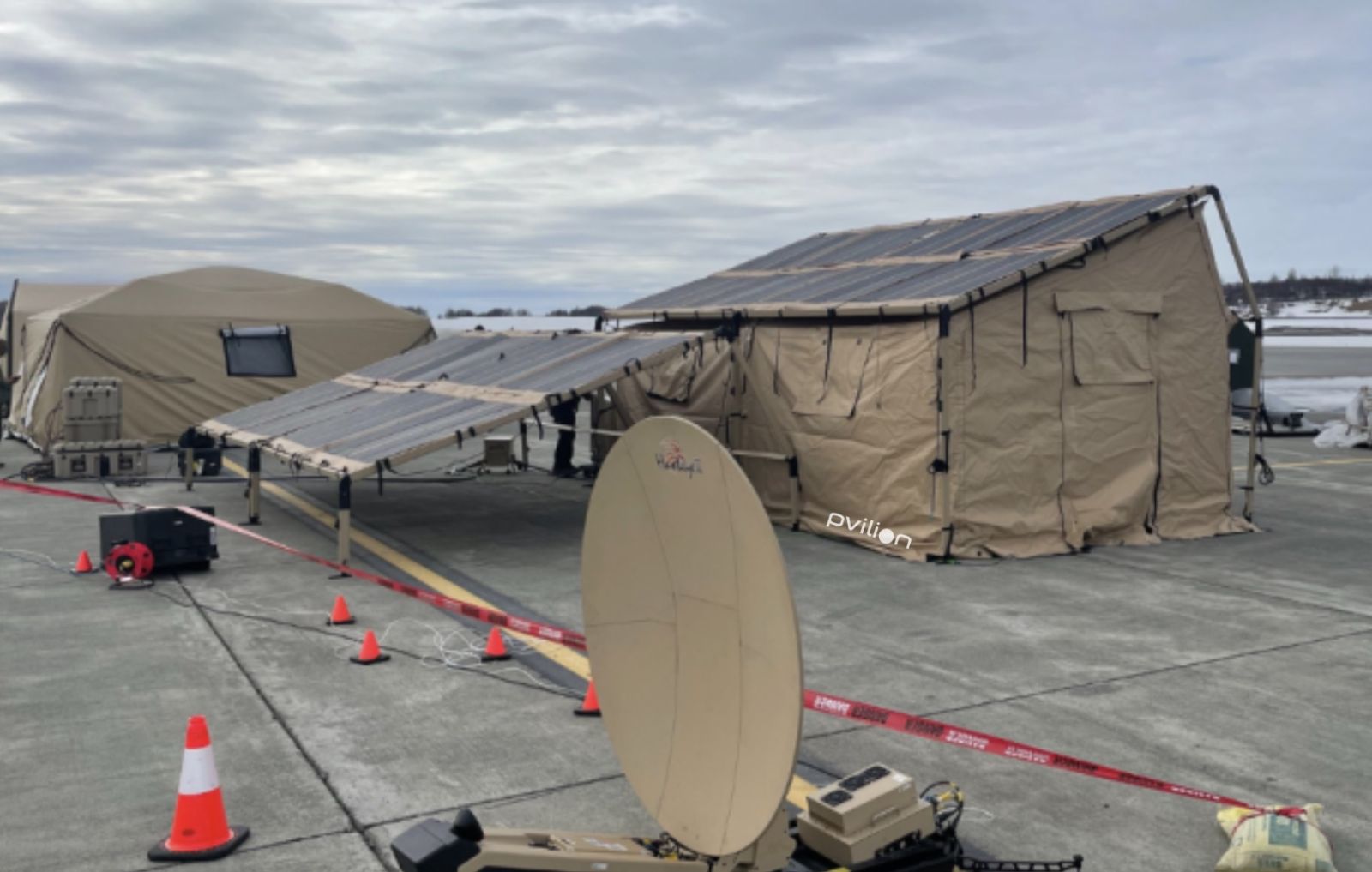 army tents