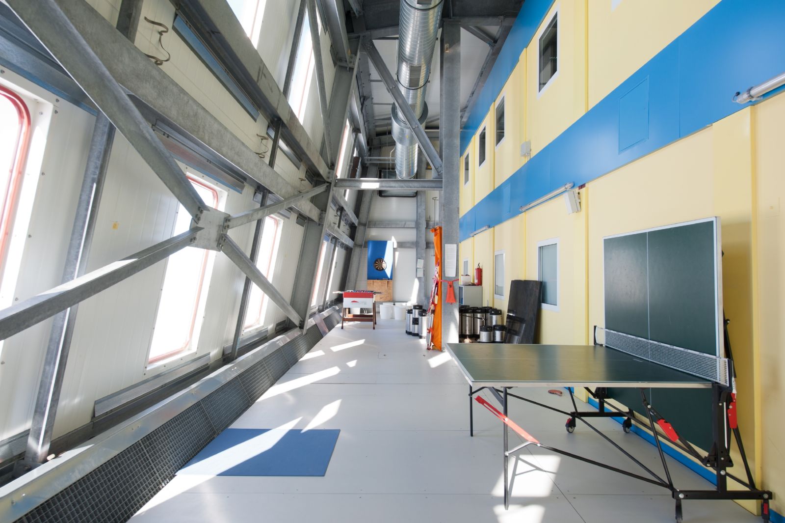 inside building