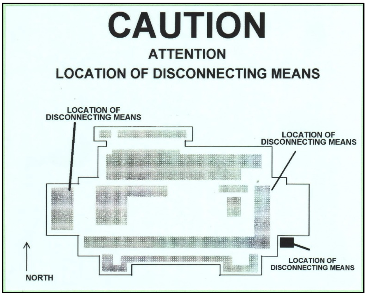 caution label