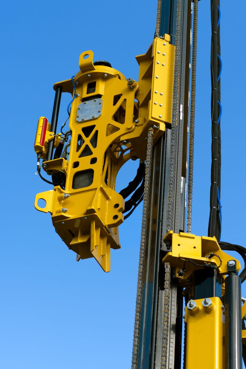 yellow machine vertical