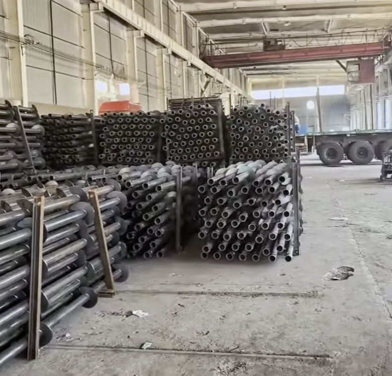 stacks of pipe