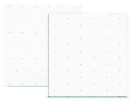 2 squares with dots