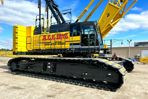 yellow crane