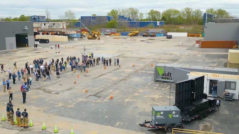 milling in parking lot