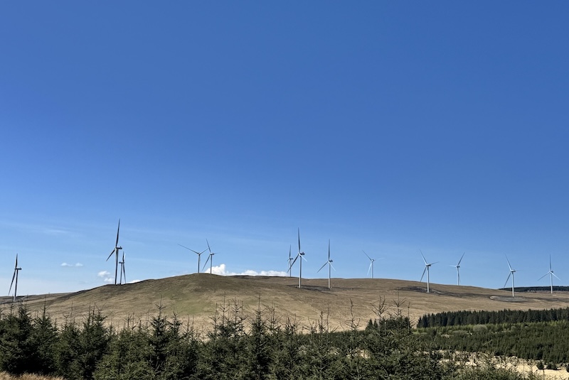 wind turbines
