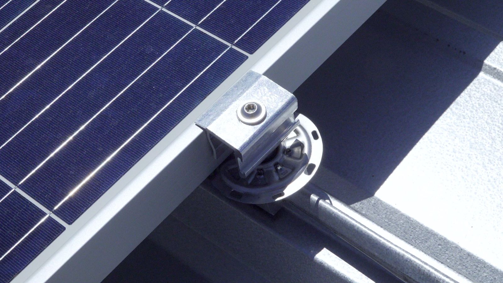 solar clamp closeup