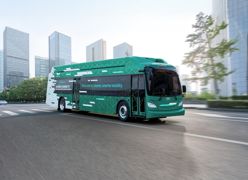 green bus