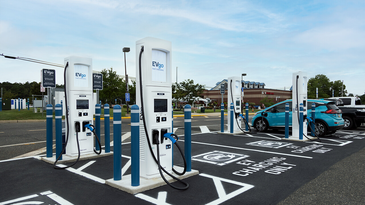  EVgo public fast charging station 