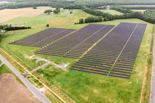 solar green field