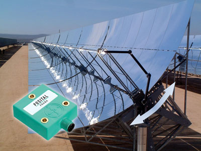 Parabolic trough installations can use inclinometers to monitor reflector orientation