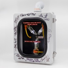 signatures on a white box