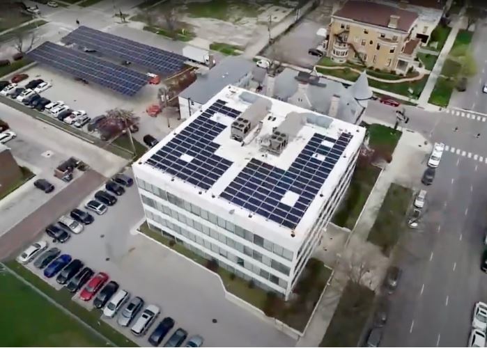 Terrasmart, the renewable energy arm of Gibraltar Industries (Nasdaq: ROCK), has supplied its racking system for Chicago's largest commercial solar installation.
