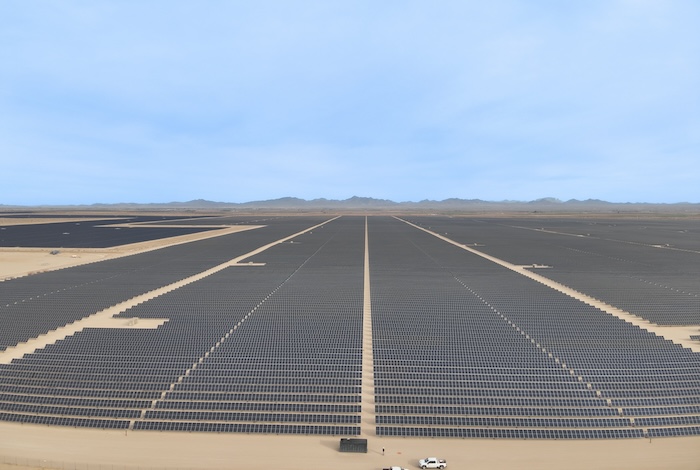 giant solar field