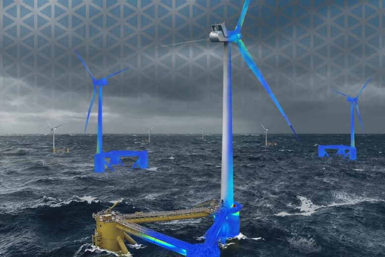 blue turbine