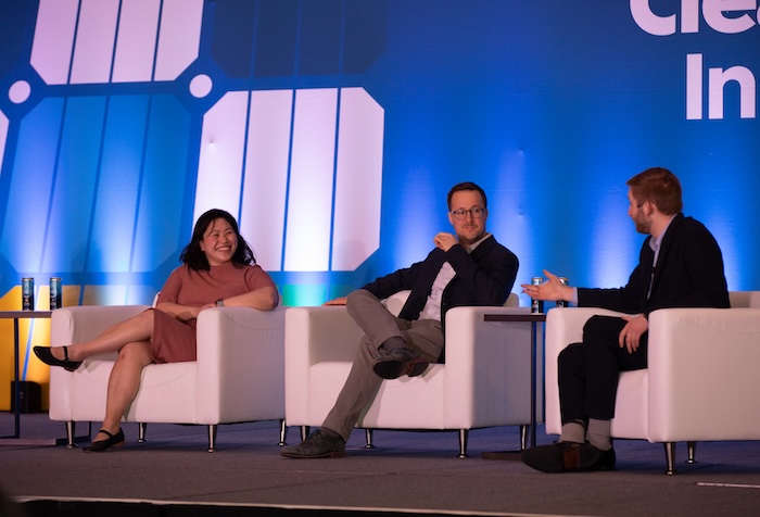 on stage panel
