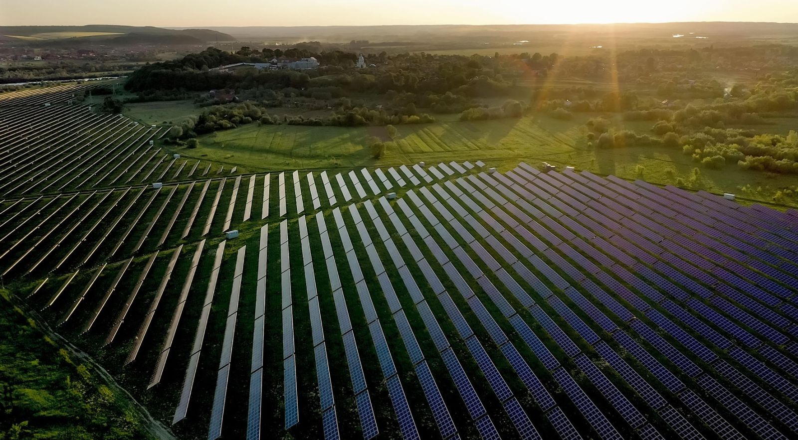 wide sunset solar