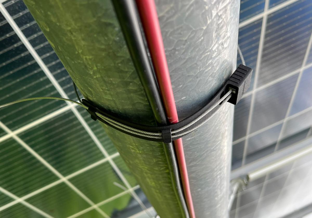 zip tie close up