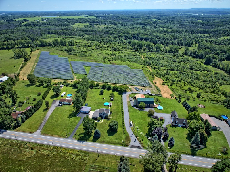verdant solar aerial