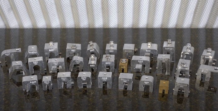 metal clamps
