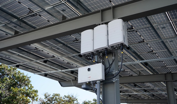 underside solar panels