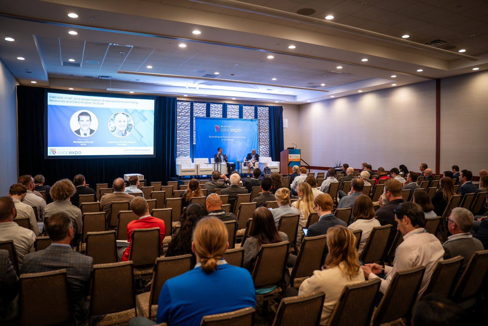 people at a conference