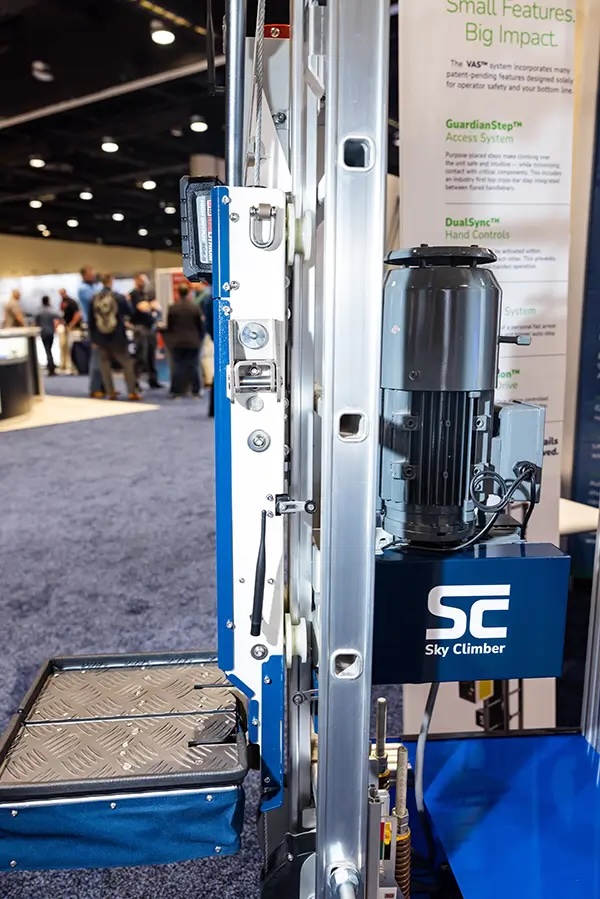 blue vertical climbing boost