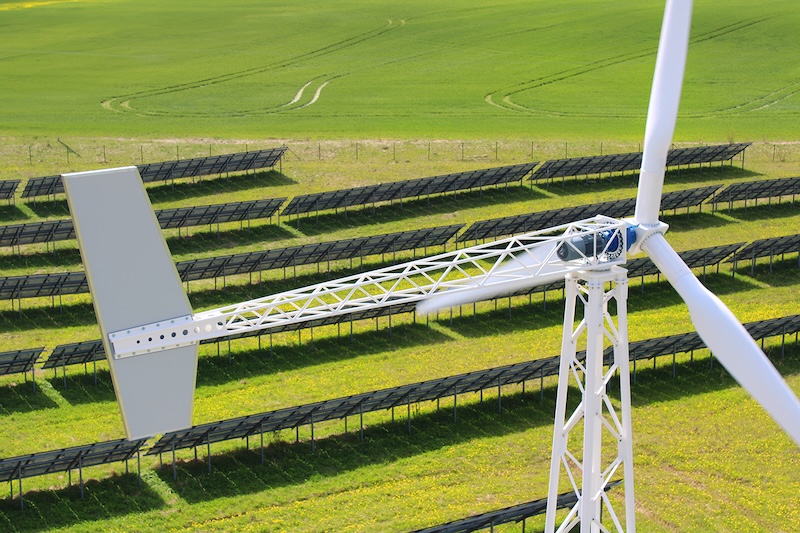 wind on farm