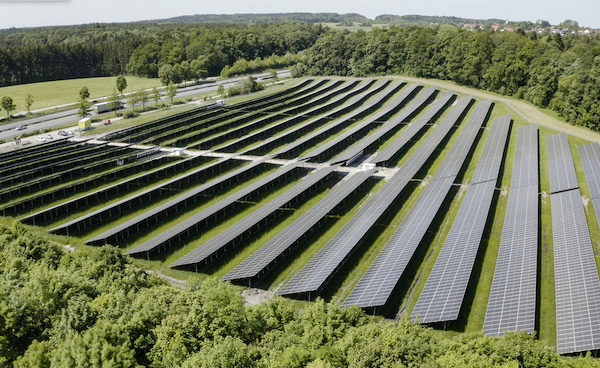 green solar rows