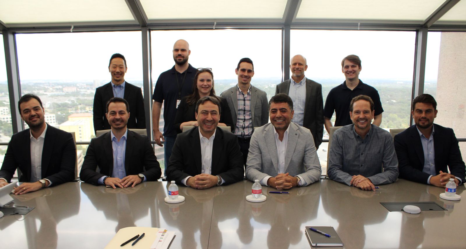 group shot businessmen