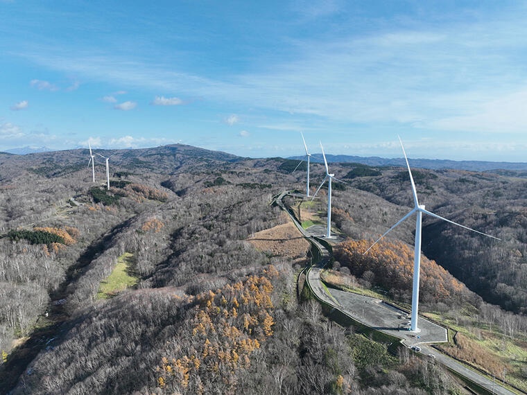 wind turbines