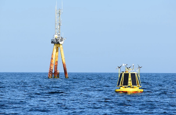 yellow ocean bouy